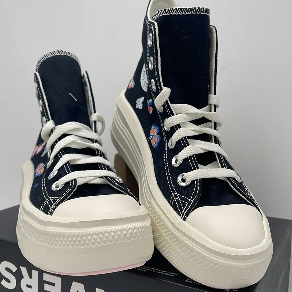 Converse WMNS Black High-Top Sneakers A05994C
CTAS MOVE HI
BLACK/EGRET/DECADE PK - Picture 5 of 16